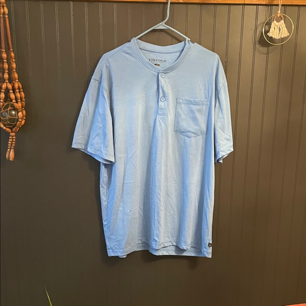 Levi's Light Blue Men's Short Sleeve Tee